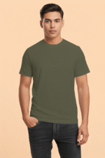 Sky-Blue Regular Fit T-Shirt - Image 11