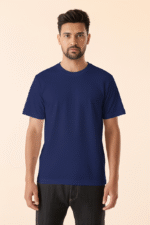 Sky-Blue Regular Fit T-Shirt - Image 8