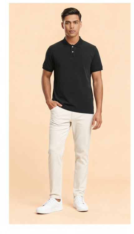 Charcoal Grey Polo Shirt