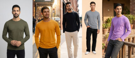 5 Full Sleeves T-Shirt Multipack