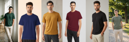 6 Regular Fit T-Shirts Multipack